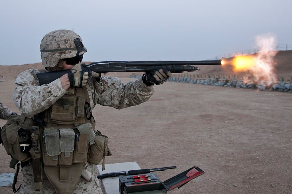 M500ショットガン射撃画像