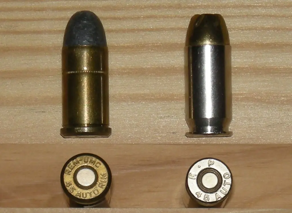 .45オートリムと.45 ACPの画像