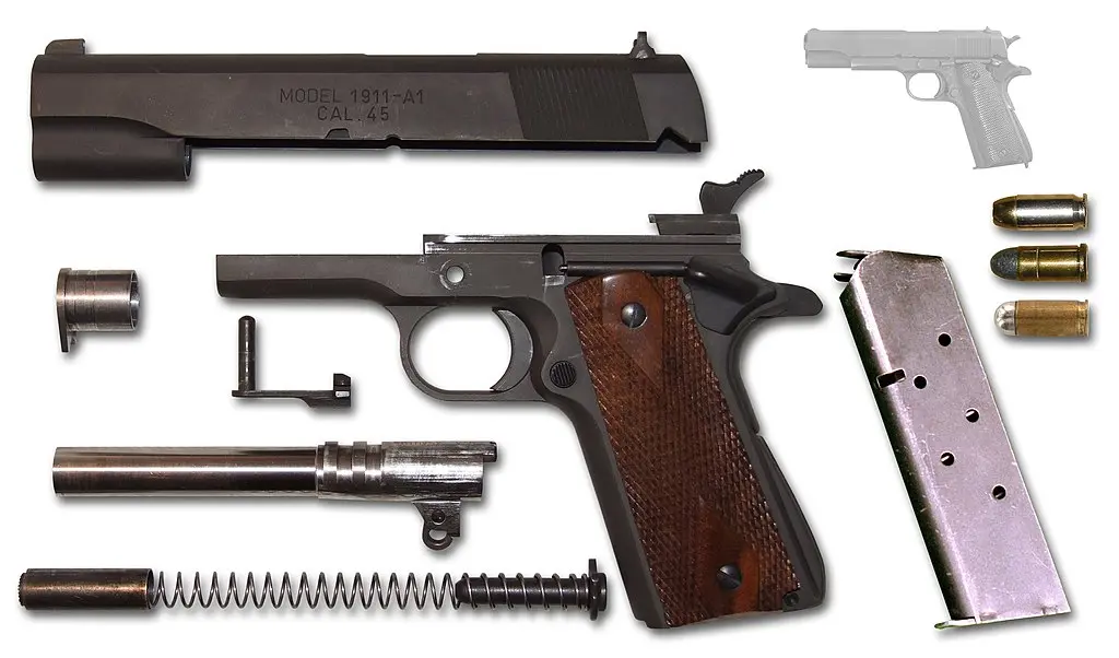 1911A1ピストル画像