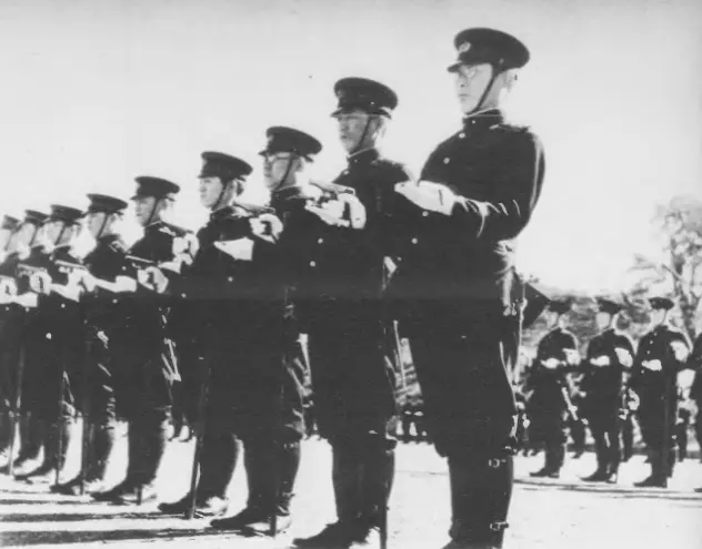 警視庁特別警備隊1938年(昭和13年)画像