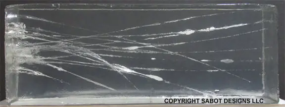 フレシェット弾バリスティックゼラチン画像