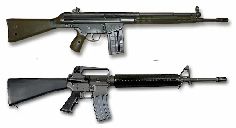 HK G3とM16A2の画像