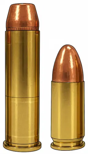 .357マグナムと9mmイメージ画像