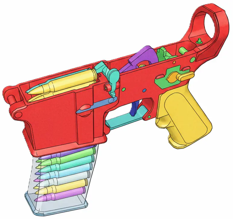 M4ロアレシーバーイメージ画像