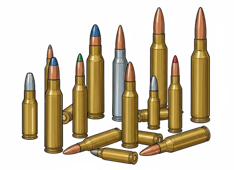 ライフル弾イラスト風画像