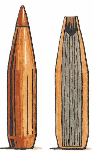 ボンデッドコアライフル弾イメージ画像