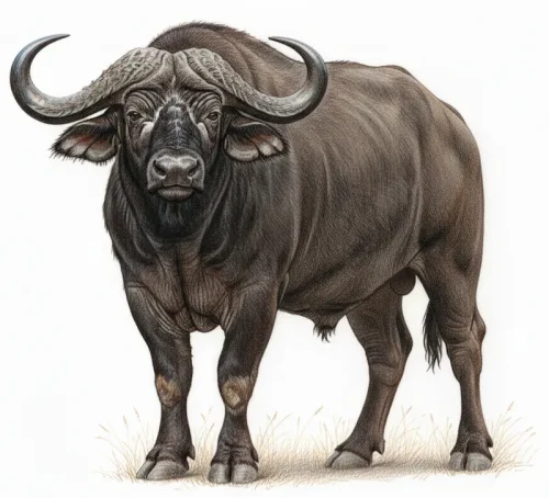 ケープバッファロー画像