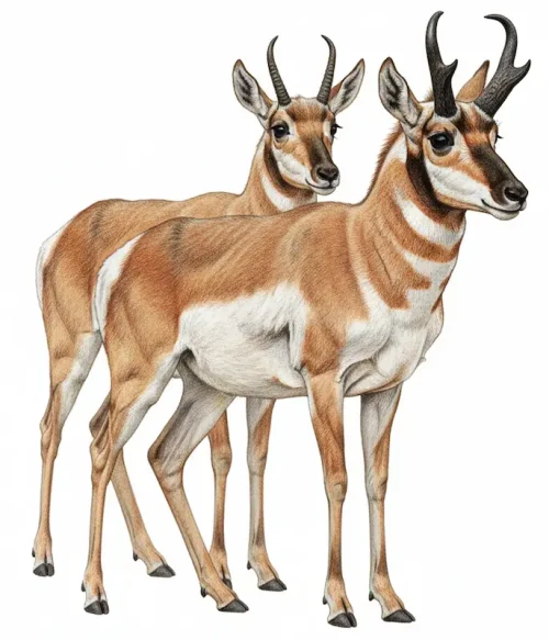 プロンホーンアンテロープ画像