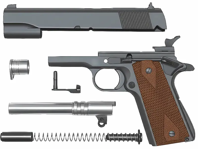 1911ピストルパーツイメージ画像