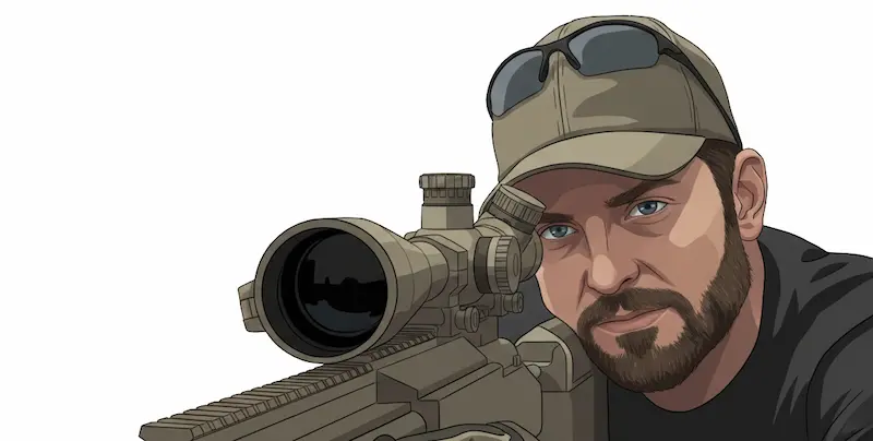アメリカンスナイパーイメージイラスト画像