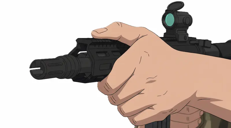 ライフル射撃姿勢イラスト