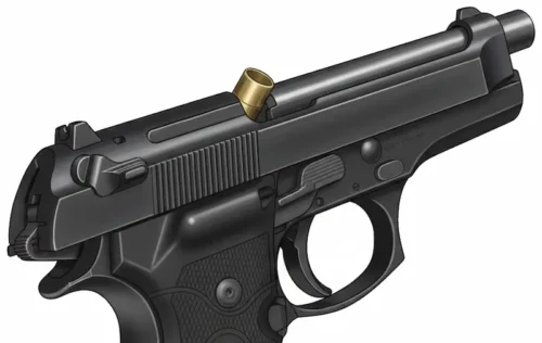 ベレッタ92FSジャムイラスト画像