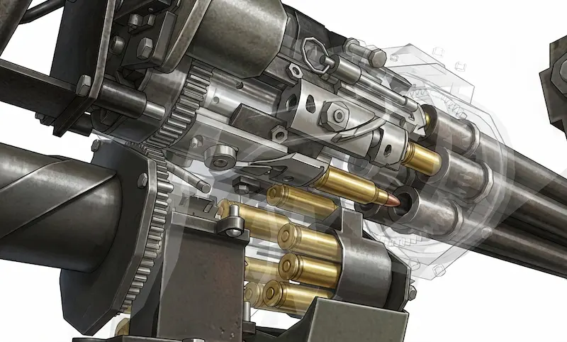 ミニガン内部構造イメージ図