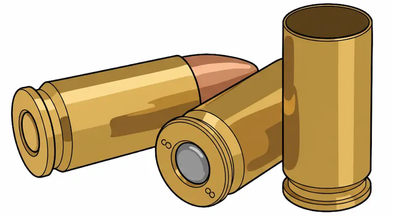 9mm薬莢イメージ画像