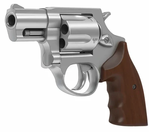 ステンレスシルバーリボルバーイメージ画像