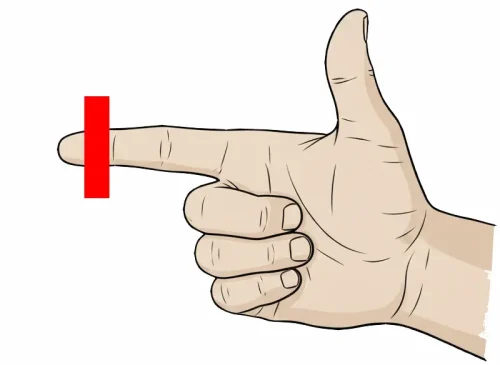 指の腹の位置説明画像