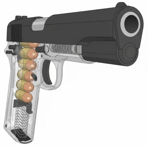 1911ピストル内部イメージ画像