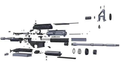 AR15/M4展開図イメージ画像