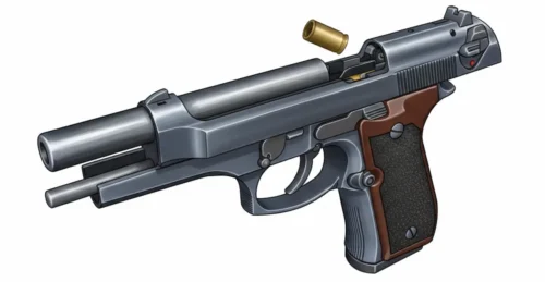 ベレッタ92FS排莢イメージ画像