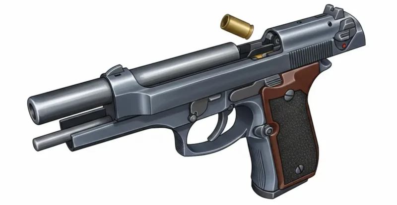 ベレッタ92FS排莢イメージ画像