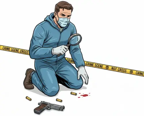 現場検証イメージ画像