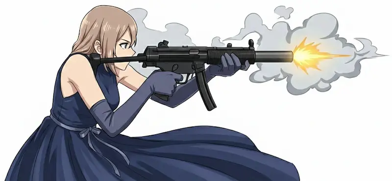 サブマシンガンイメージ画像
