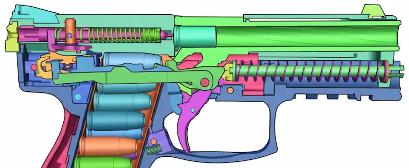 ショートリコイル解説イメージ画像