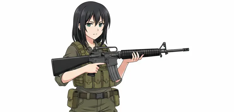 M16A2イメージイラスト画像