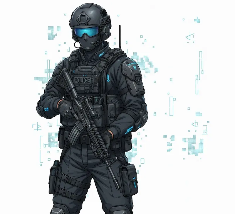 警察特殊部隊イメージ画像