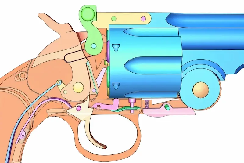 トップブレイクリボルバー構造画像