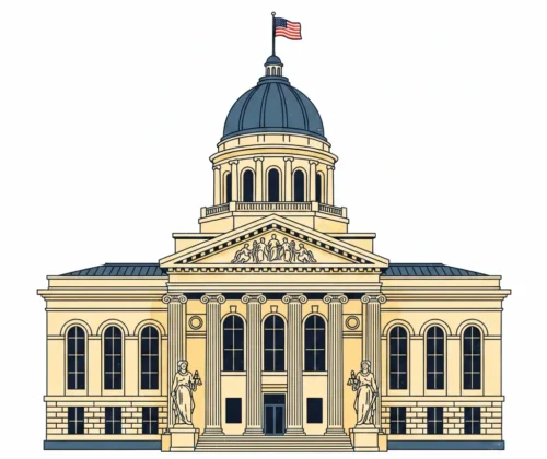 アメリカ裁判所イメージ画像