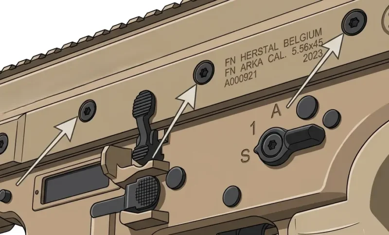 FN Herstal FN ARKA ネジ画像