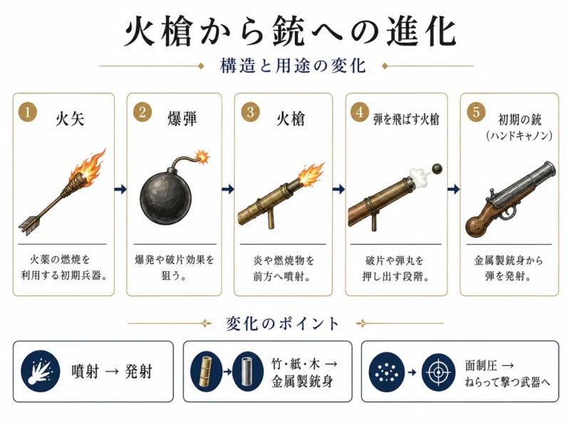火槍から銃への進化