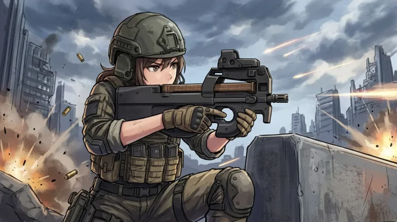 FN P90イラスト
