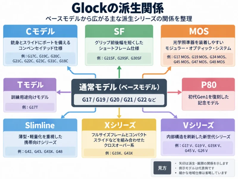 Glockの派生関係