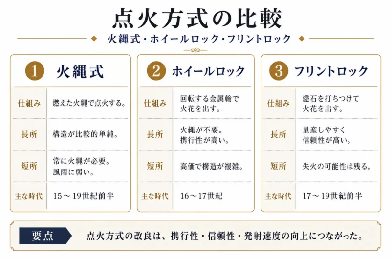 点火方式の比較